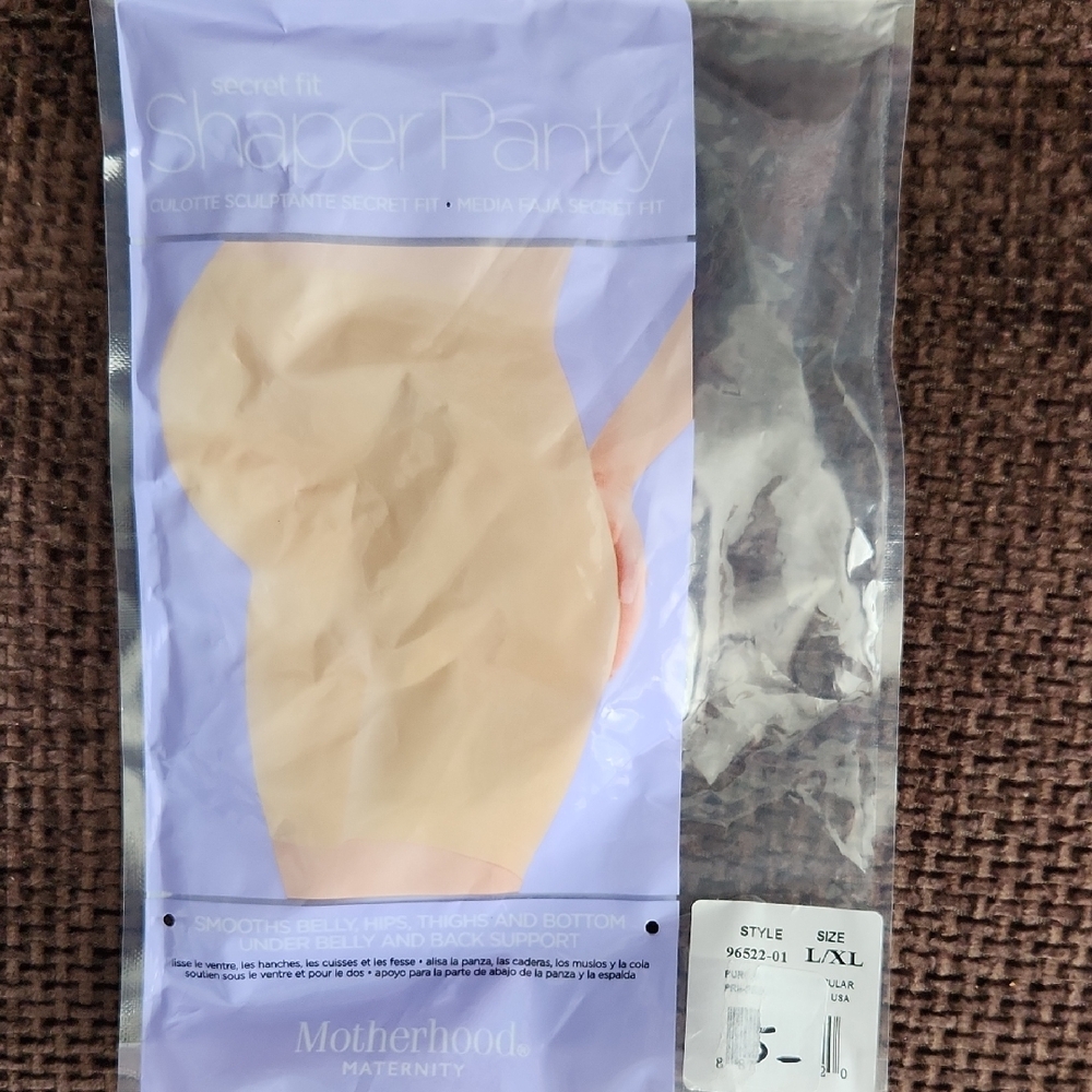 Motherhood Maternity Shaper Panty Size L/XL In Black